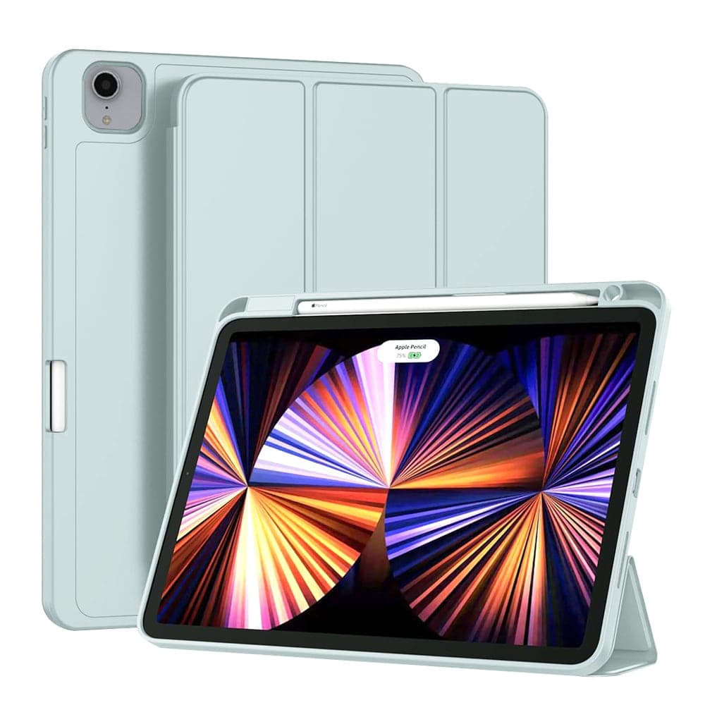 Techsuit - Flex Trifold (με Θήκη για Μολύβι) - iPad Pro 11 (2018 / 2020 / 2021 / 2022) - Ουράνιο Μπλε