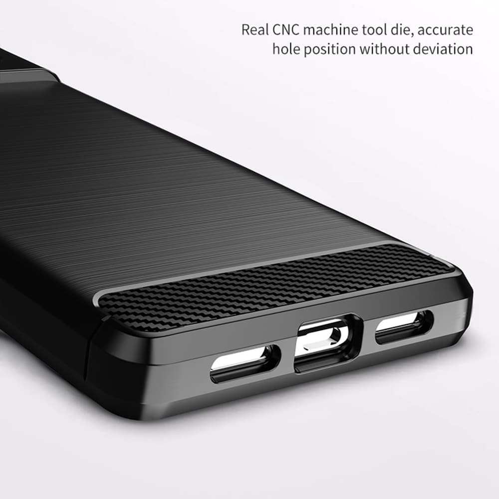 Techsuit Carbon Silicone - θήκη για Google Pixel 6 - Μαύρο 4