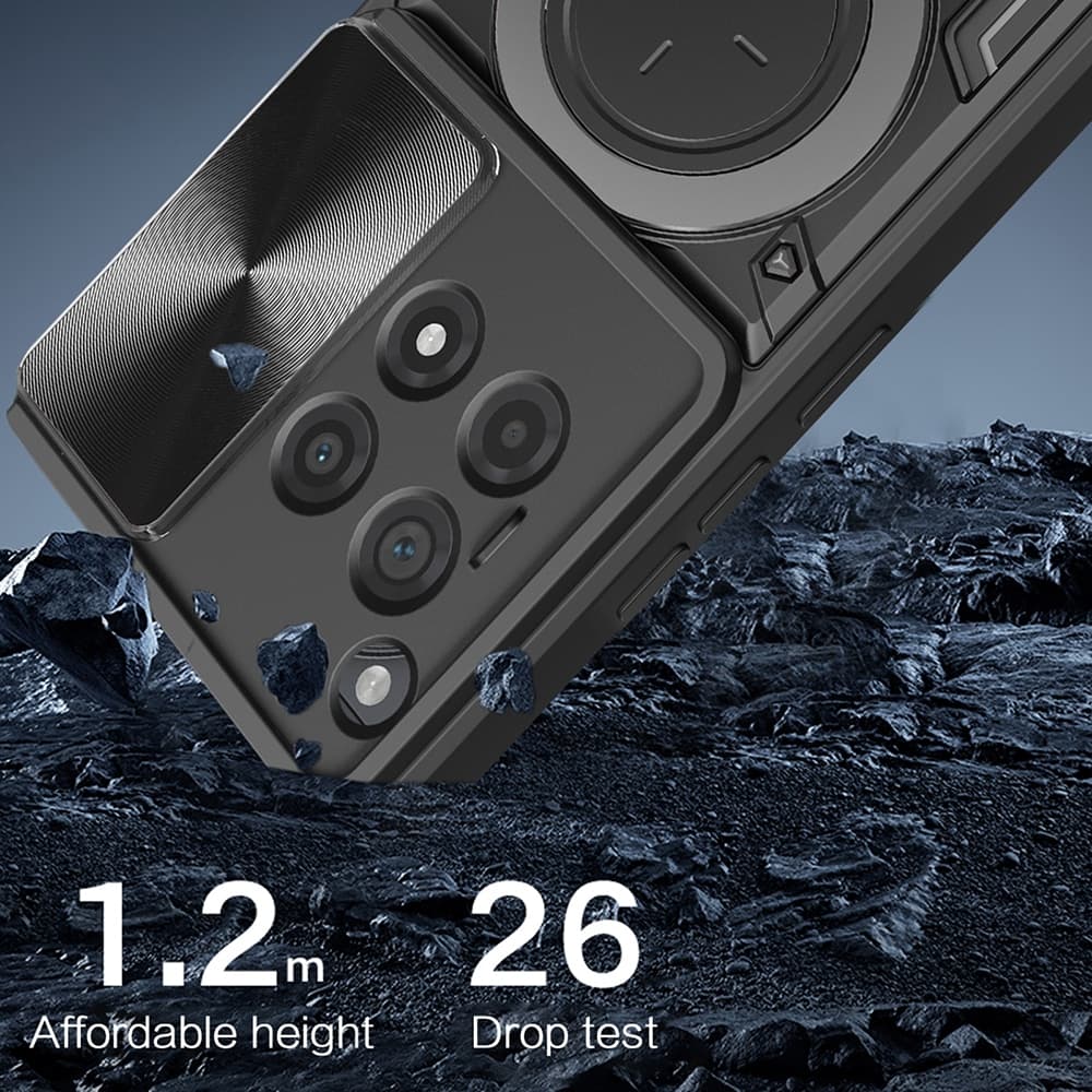 Techsuit CamGuard Pro - θήκη για Oneplus 12R - Ροζ 6