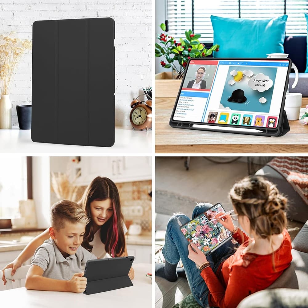Techsuit - Flex Trifold (with Pencil Holder) - Samsung Galaxy Tab A9 Plus - Green 4