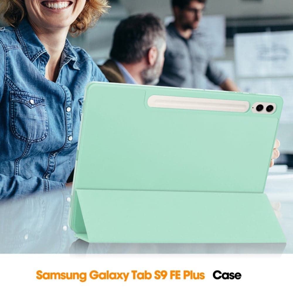 Techsuit - Flex Trifold (με Θήκη για Μολύβι) - Samsung Galaxy Tab S9 Ultra - Γκρι 5