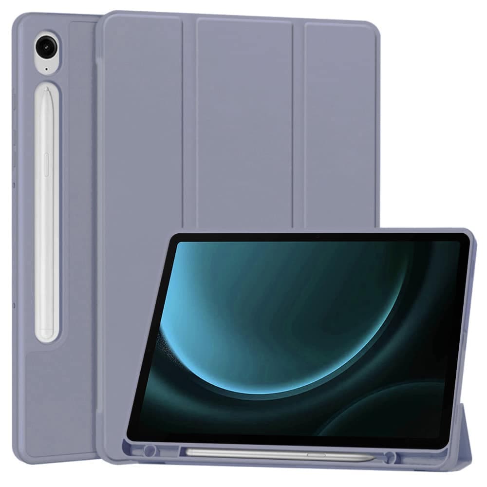 Techsuit - Flex Trifold (με θήκη για stylus) - Samsung Galaxy Tab S9 FE - Μωβ