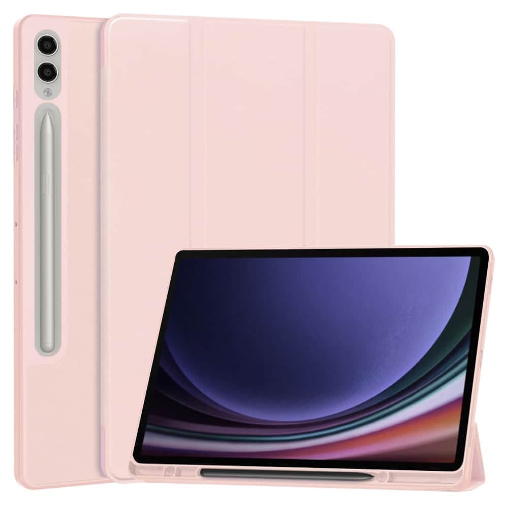 Techsuit - Flex Trifold (με Θήκη για Μολύβι) - Samsung Galaxy Tab S9 Plus - Ροζ