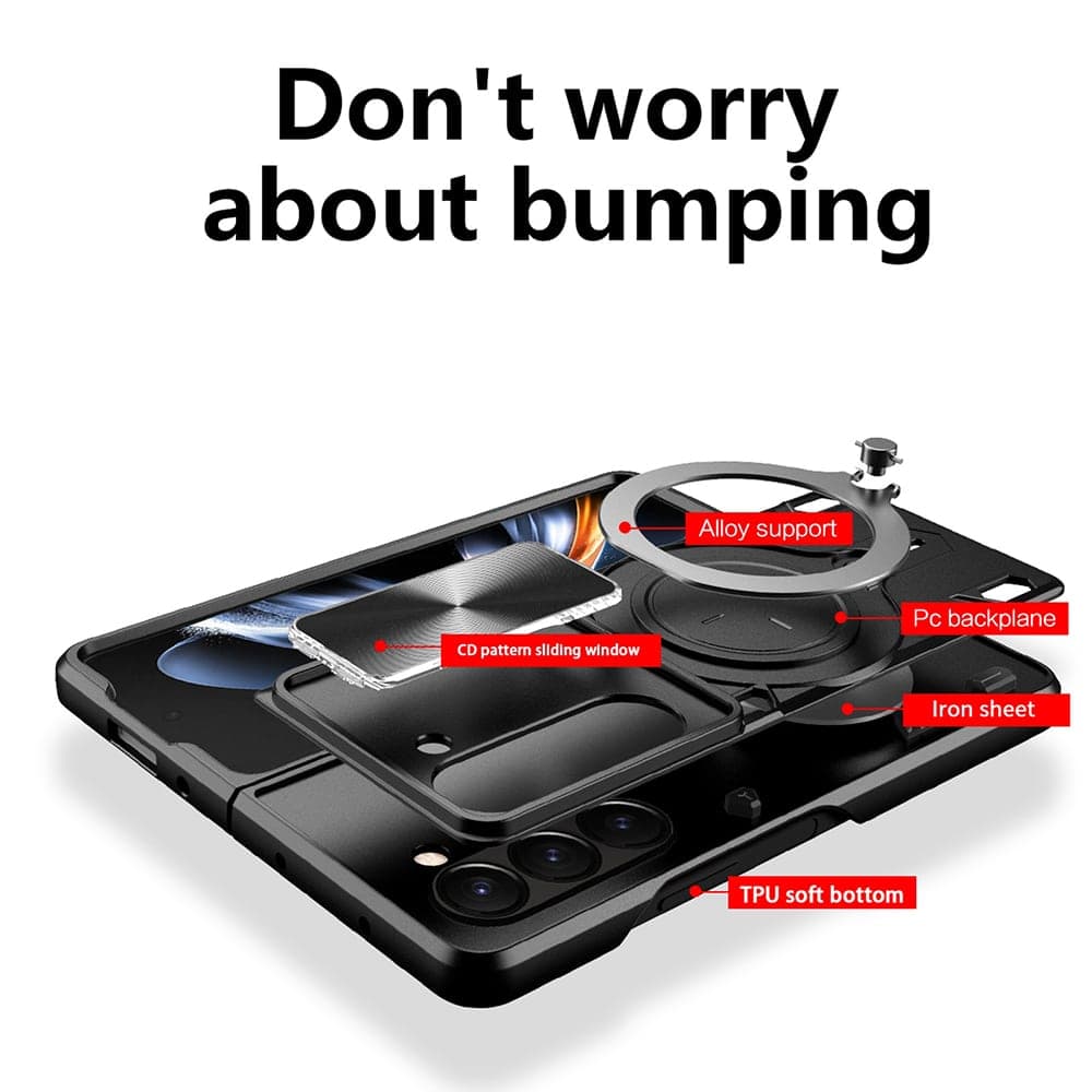 Techsuit CamGuard Pro - θήκη για Samsung Galaxy Z Fold5 - Μαύρο 2