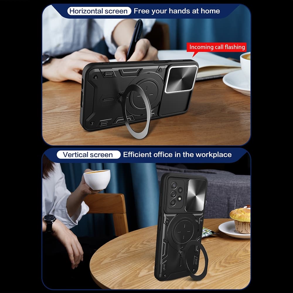 Techsuit CamGuard Pro - θήκη για Samsung Galaxy A52 / 5G A52s - Μαύρο 6