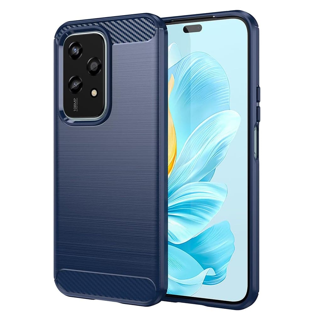 Techsuit Carbon Silicone - θήκη για Honor 200 Lite - Μπλε