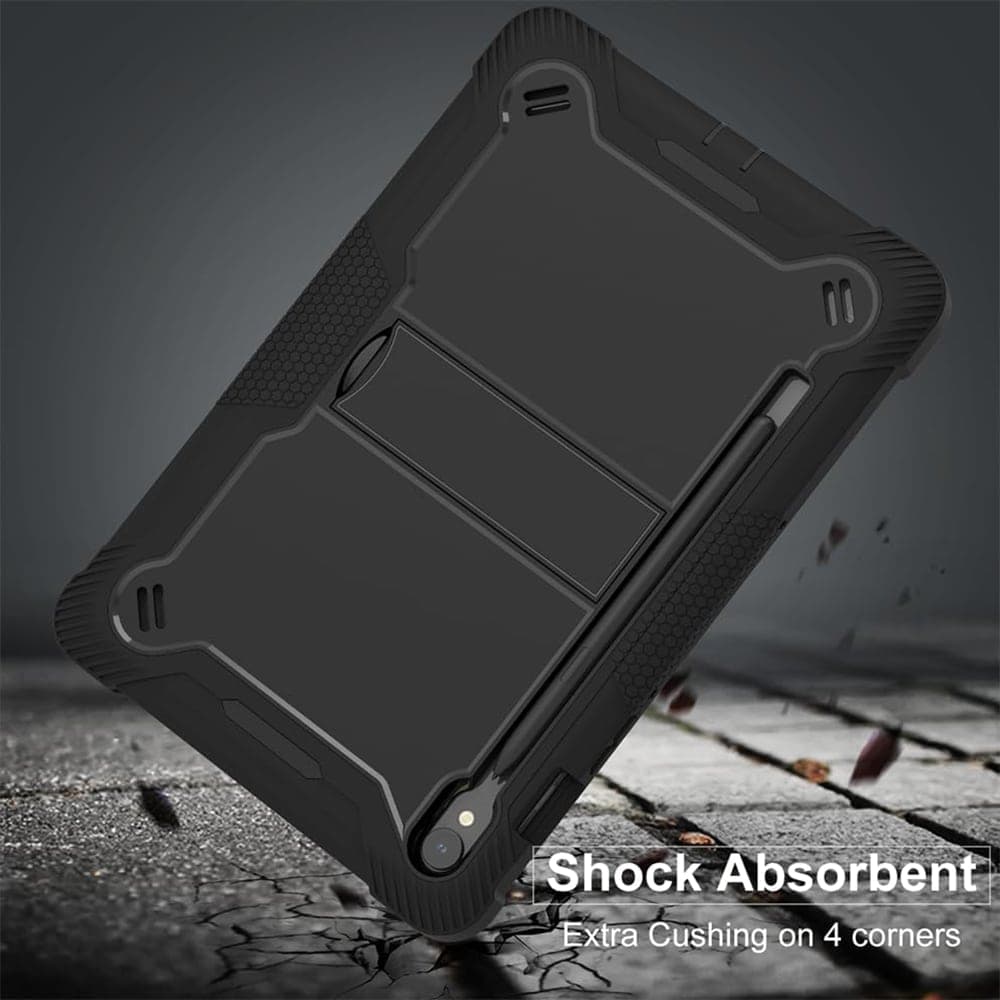 Techsuit - Rugged TabShell + Screen Protector - Samsung Galaxy Tab S9 FE / S10 FE - Black 2