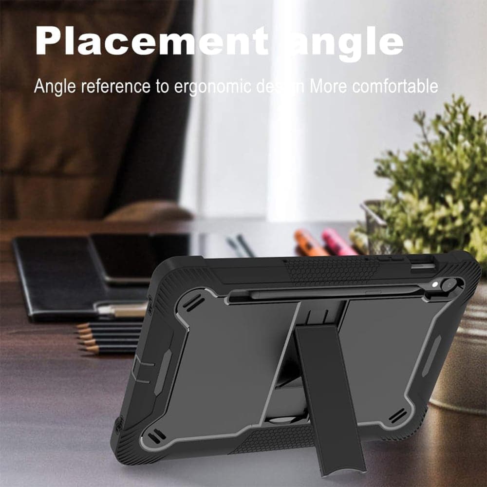 Techsuit - Rugged TabShell + Screen Protector - Samsung Galaxy Tab S9 FE / S10 FE - Black 4