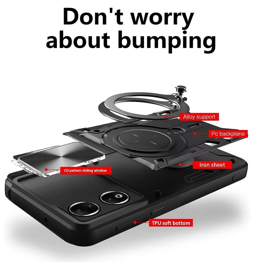 Techsuit CamGuard Pro - θήκη για Honor X7b / 5G - Μπλε 2