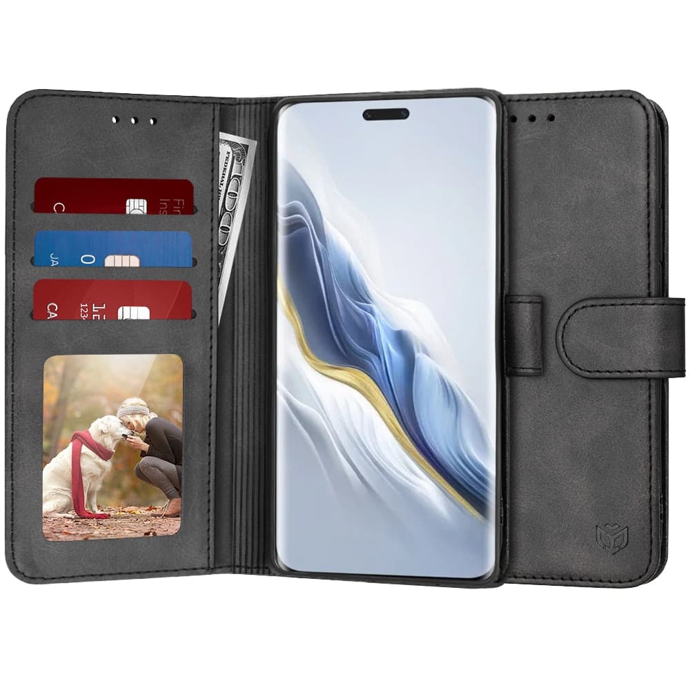 Techsuit Diary Book - θήκη για Honor Magic6 Pro - Μαύρο