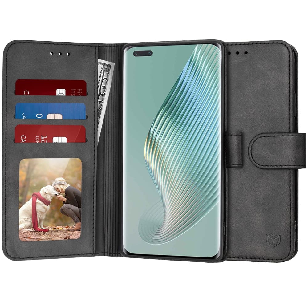 Techsuit Diary Book - θήκη για Honor Magic5 Pro - Μαύρο