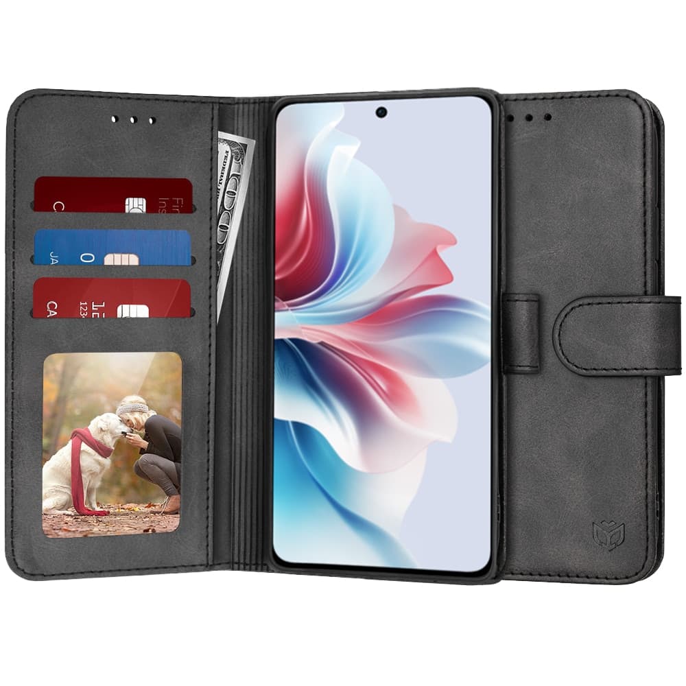 Techsuit Diary Book - θήκη για Oppo Reno11 F - Μαύρο