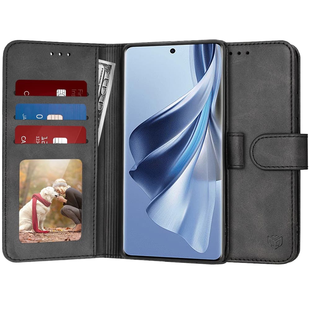 Techsuit Diary Book - θήκη για Oppo Reno10 / Pro - Μαύρο