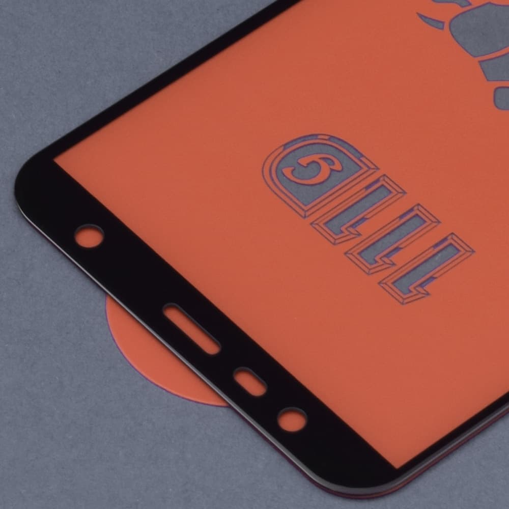 Techsuit - 111D Πλήρης Κάλυψη / Full Glue Γυαλί - Samsung Galaxy J4 Plus / J6 Plus - Μαύρο 3