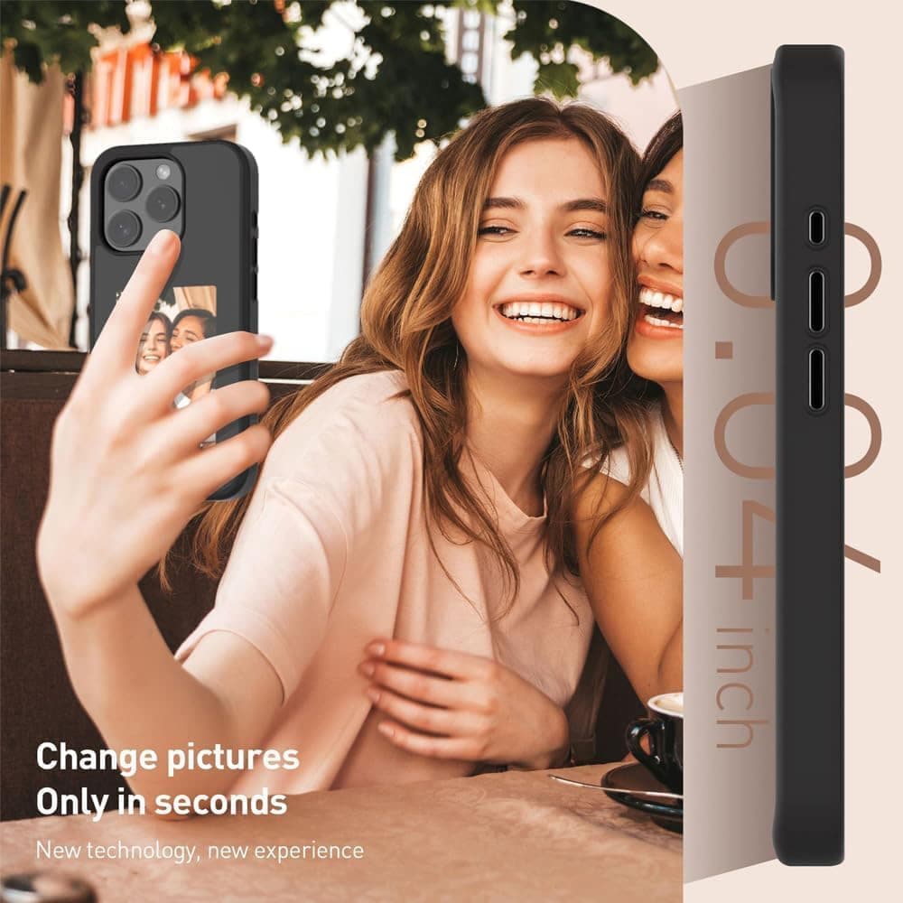 Techsuit SmartScreen NFC - θήκη για Apple iPhone 15 Pro - Μαύρο 6