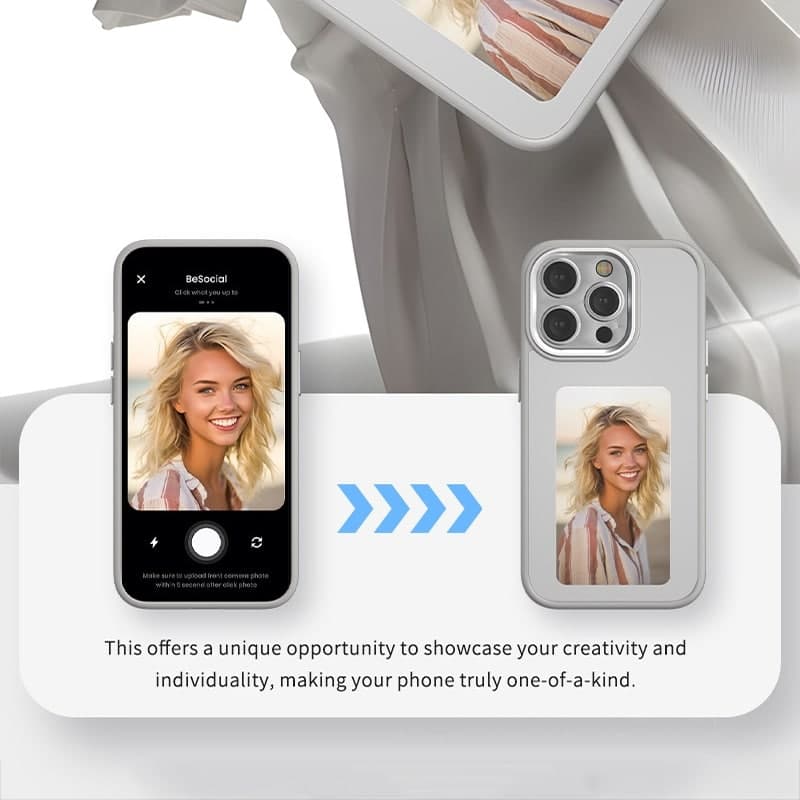 Techsuit SmartScreen NFC - θήκη για Apple iPhone 15 - Μαύρο 2
