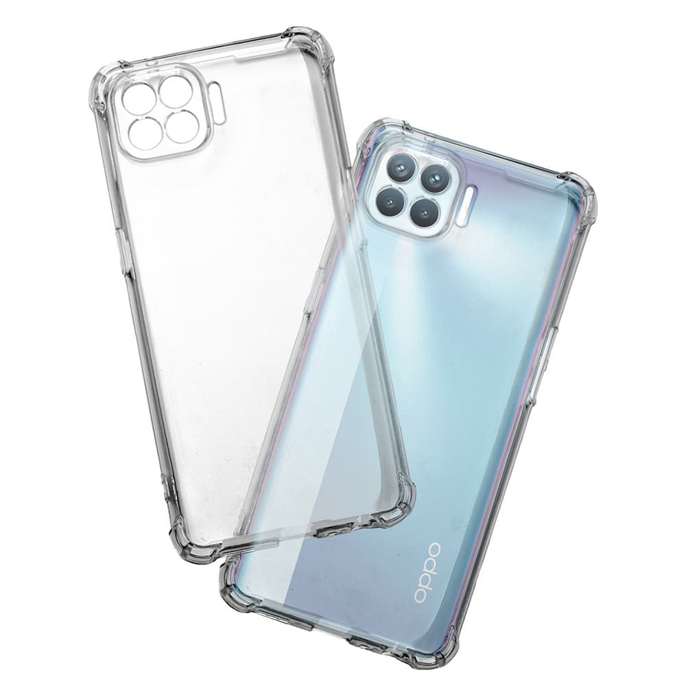 Techsuit Shockproof Clear Silicone - θήκη για Oppo Reno4 Lite - Διάφανο 2