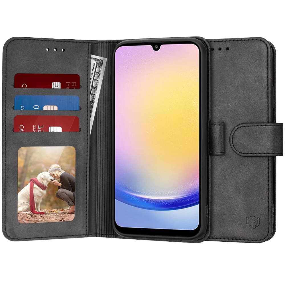Techsuit Diary Book - θήκη για Samsung Galaxy A25 - Μαύρο