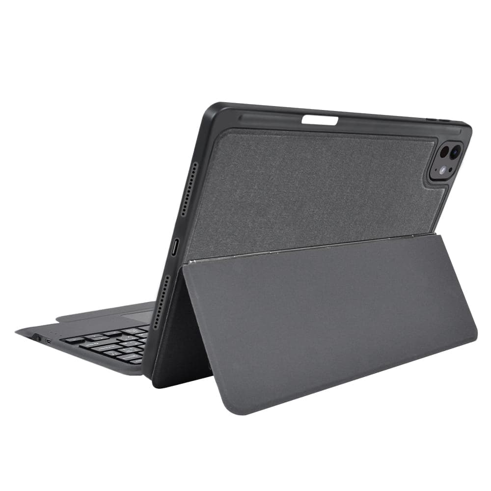 Techsuit - KeyTab Pro + Screen Protector (with RGB Wireless Keyboard/Stylus Pen Holder) - iPad Pro 11 (2024) - Black 5