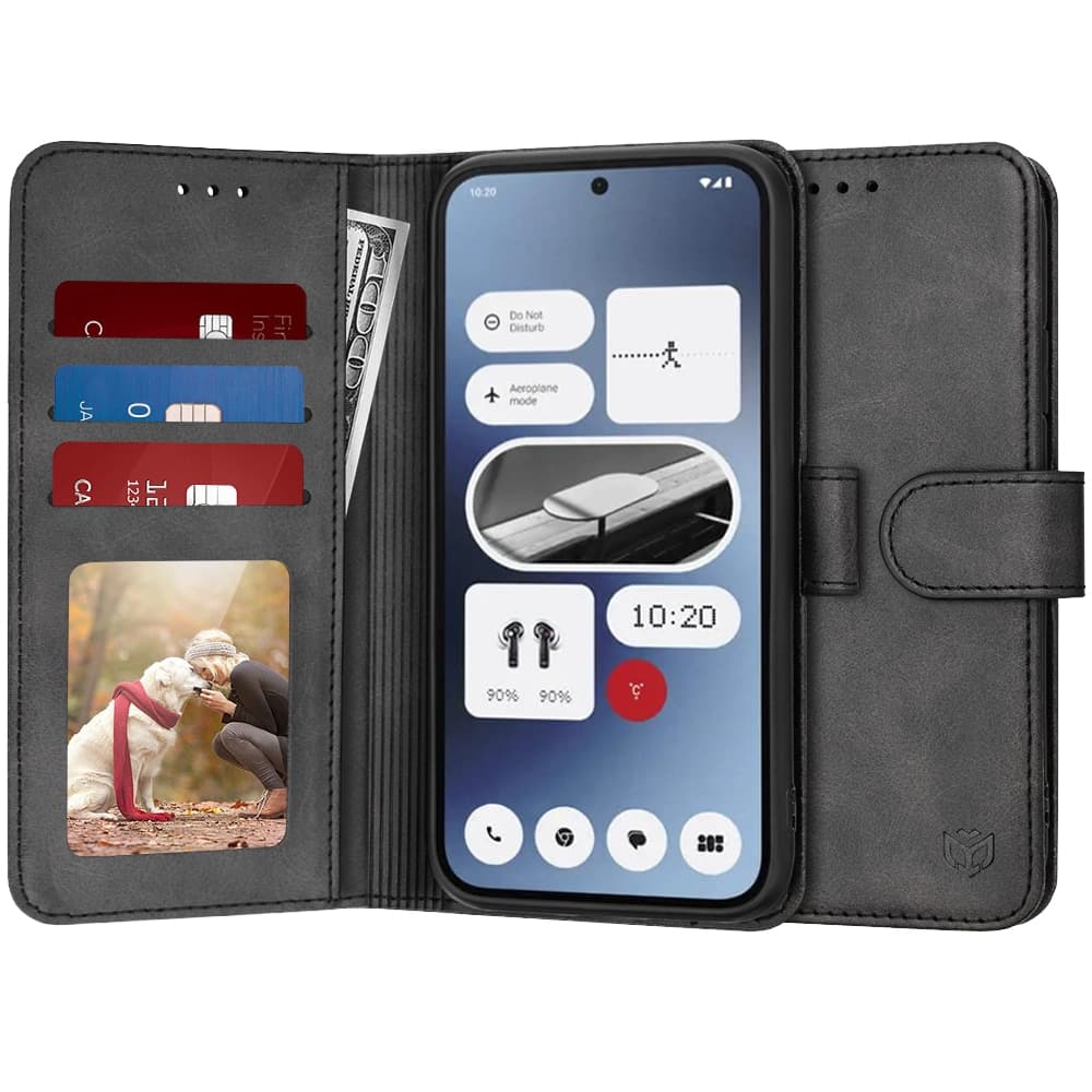 Techsuit Diary Book - θήκη για Nothing Phone (2a) / Plus - Μαύρο