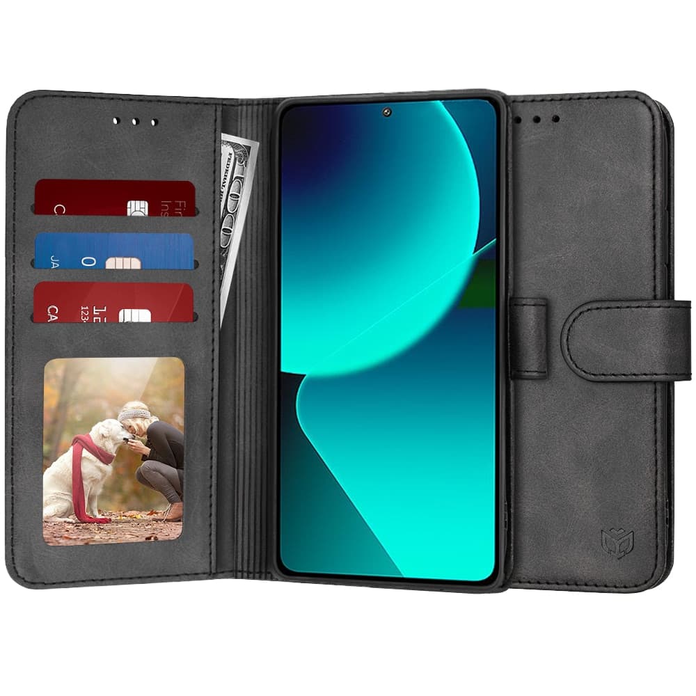 Techsuit Diary Book - θήκη για Xiaomi 13T / Pro - Μαύρο