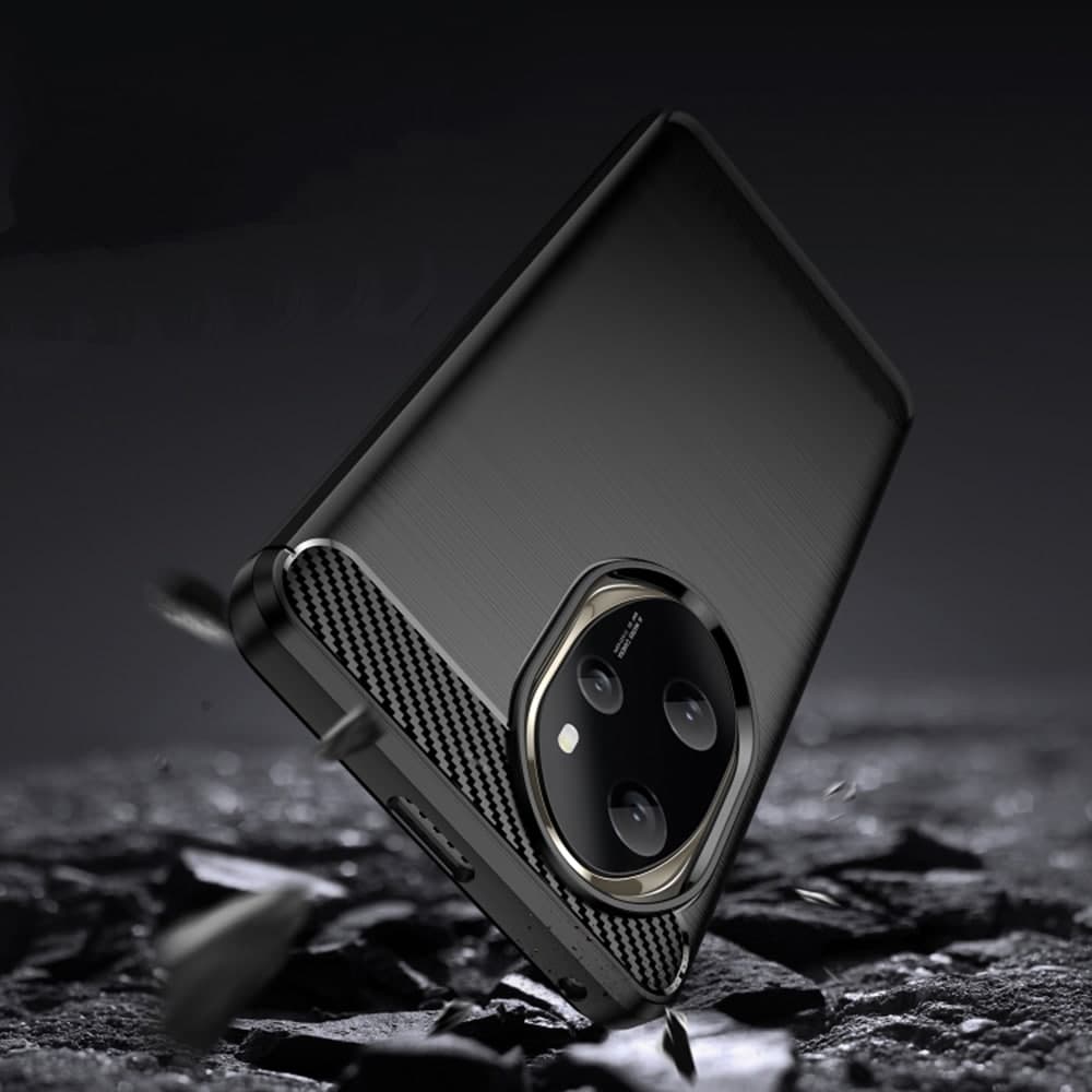 Techsuit Carbon Silicone - θήκη για Honor 200 Pro - Μαύρο 3