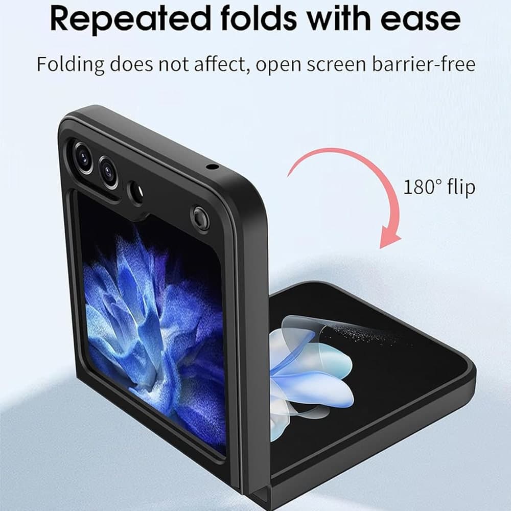Techsuit CamGuard Pro - θήκη για Samsung Galaxy Z Flip6 / Flip7 FE - Μαύρο 6