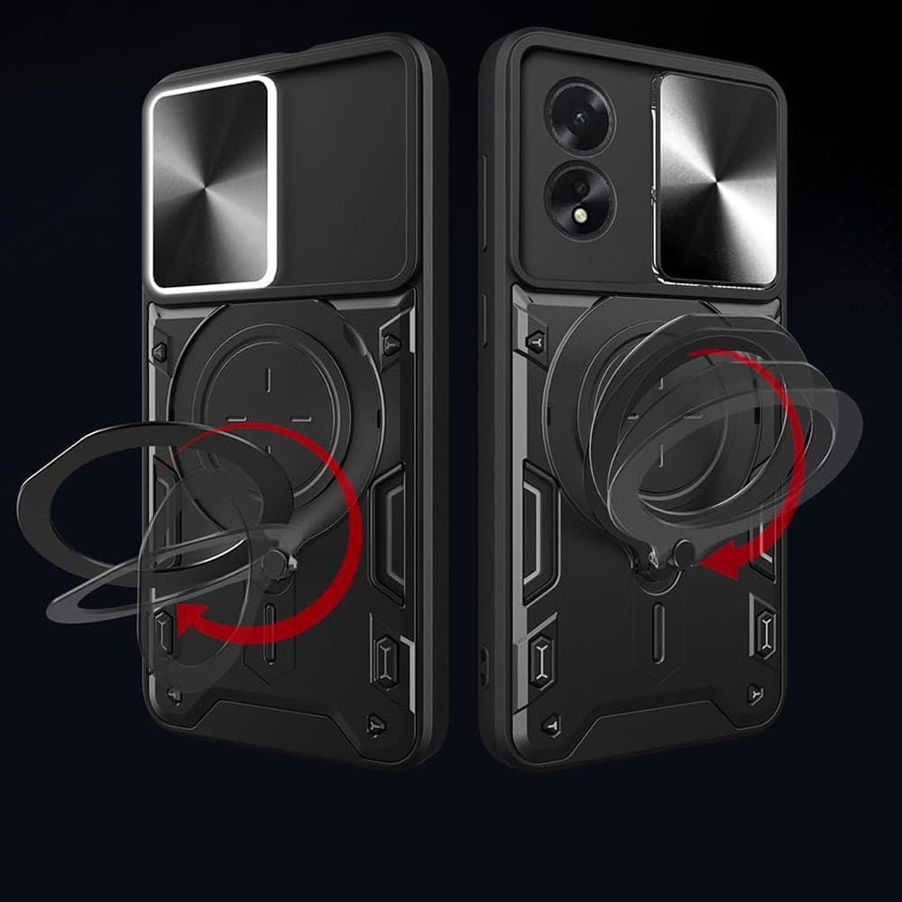 Techsuit CamGuard Pro - θήκη για Oppo A60 - Κόκκινο 4