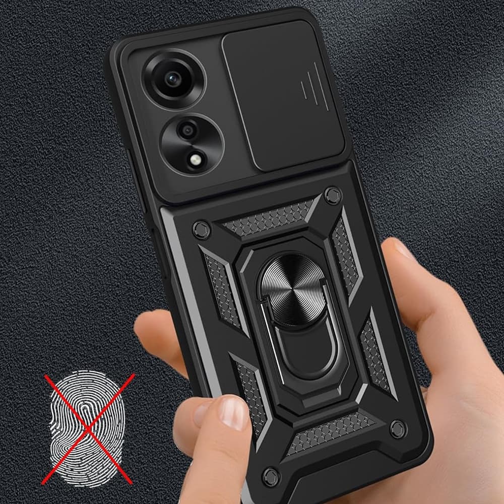 Techsuit CamShield Series - θήκη για Oppo A60 - Μαύρο 4