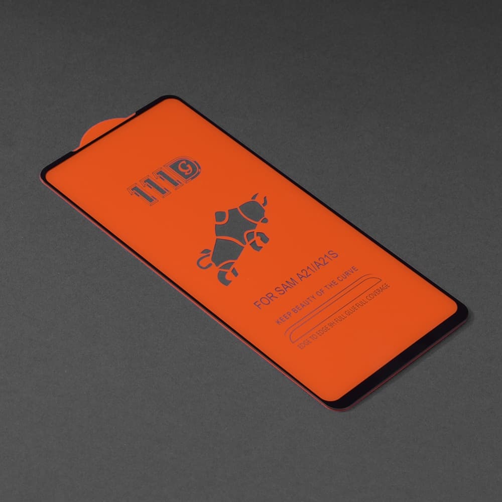 Techsuit - 111D Πλήρης Κάλυψη / Full Glue Γυαλί - Samsung Galaxy A21s / A21 - Μαύρο 2
