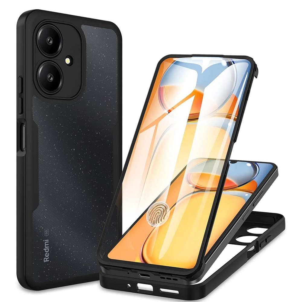 Techsuit ColorVerse 360 Series - θήκη για Xiaomi Redmi 13C 5G - Μαύρο