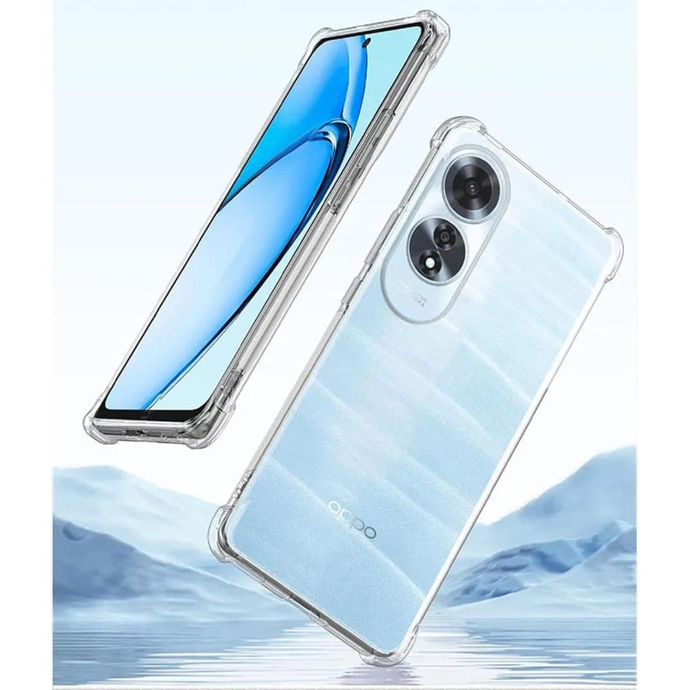 Techsuit Shockproof Clear Silicone - θήκη για Oppo A60 - Διάφανο 5