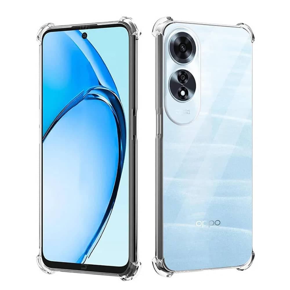 Techsuit Shockproof Clear Silicone - θήκη για Oppo A60 - Διάφανο 3