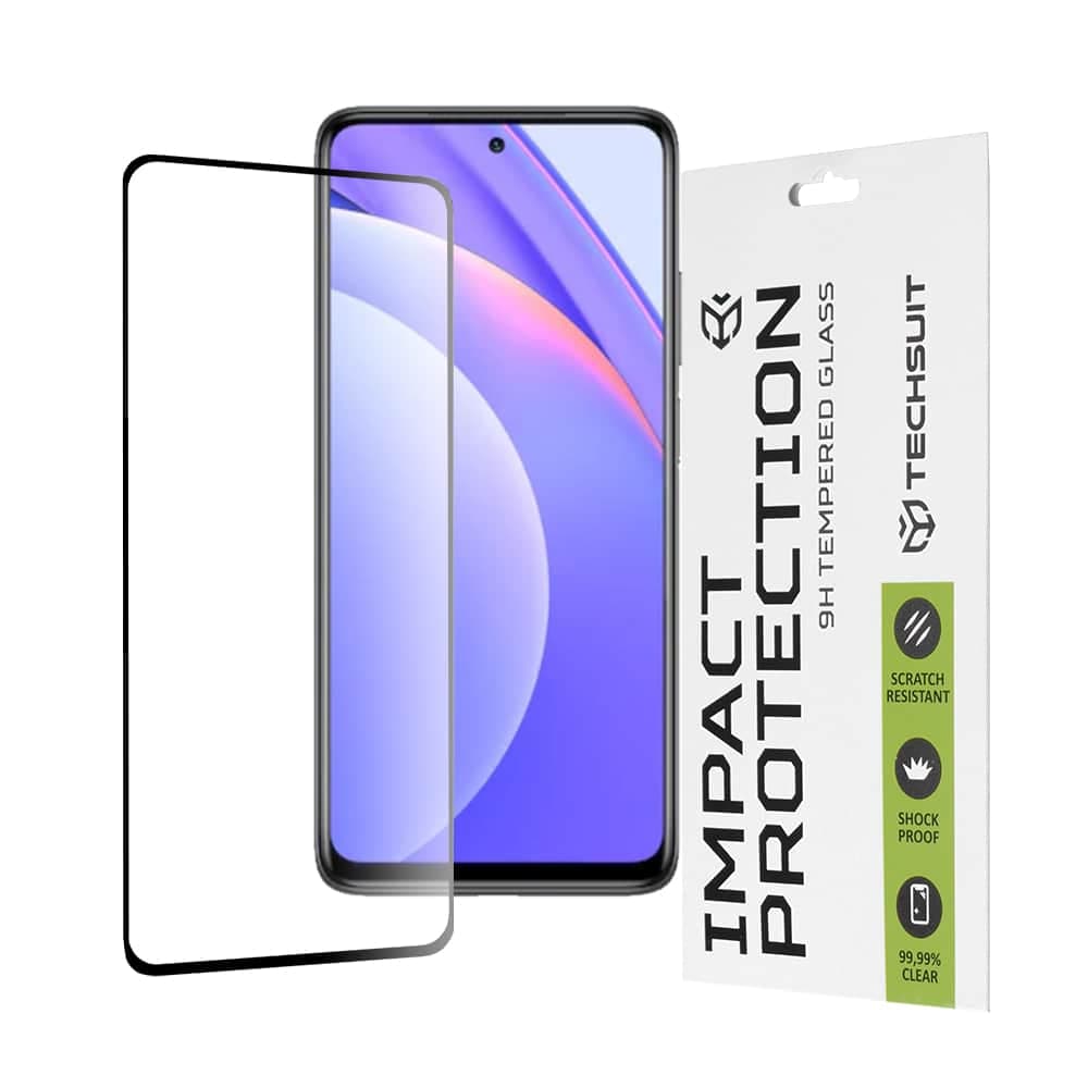 Techsuit - 111D Πλήρης Κάλυψη / Full Glue Γυαλί - Xiaomi Mi 10T Lite 5G - Μαύρο