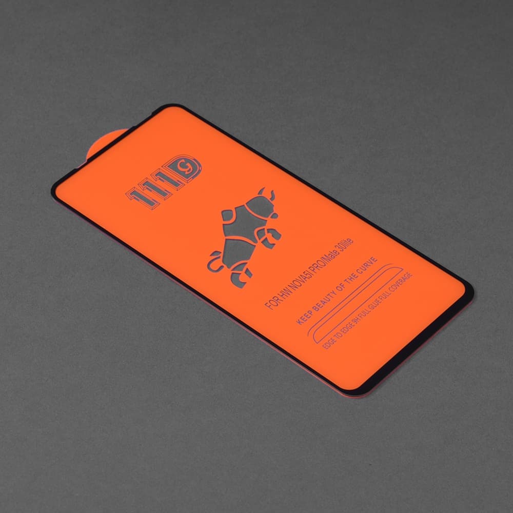 Techsuit - 111D Πλήρης Κάλυψη / Full Glue Γυαλί - Huawei nova 5T / Honor 20 / Honor 20 Pro / Mate 30 Lite - Μαύρο 2