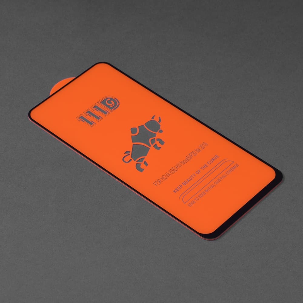 Techsuit - 111D Πλήρης Κάλυψη / Full Glue Γυαλί - Huawei P40 Lite / P20 Lite 2019 - Μαύρο 2