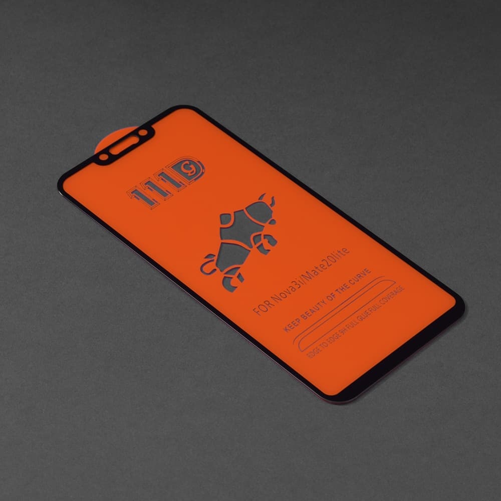 Techsuit - 111D Πλήρης Κάλυψη / Full Glue Γυαλί - Huawei Mate 20 Lite / Nova 3 / Nova 3i / P Smart Plus - Μαύρο 2