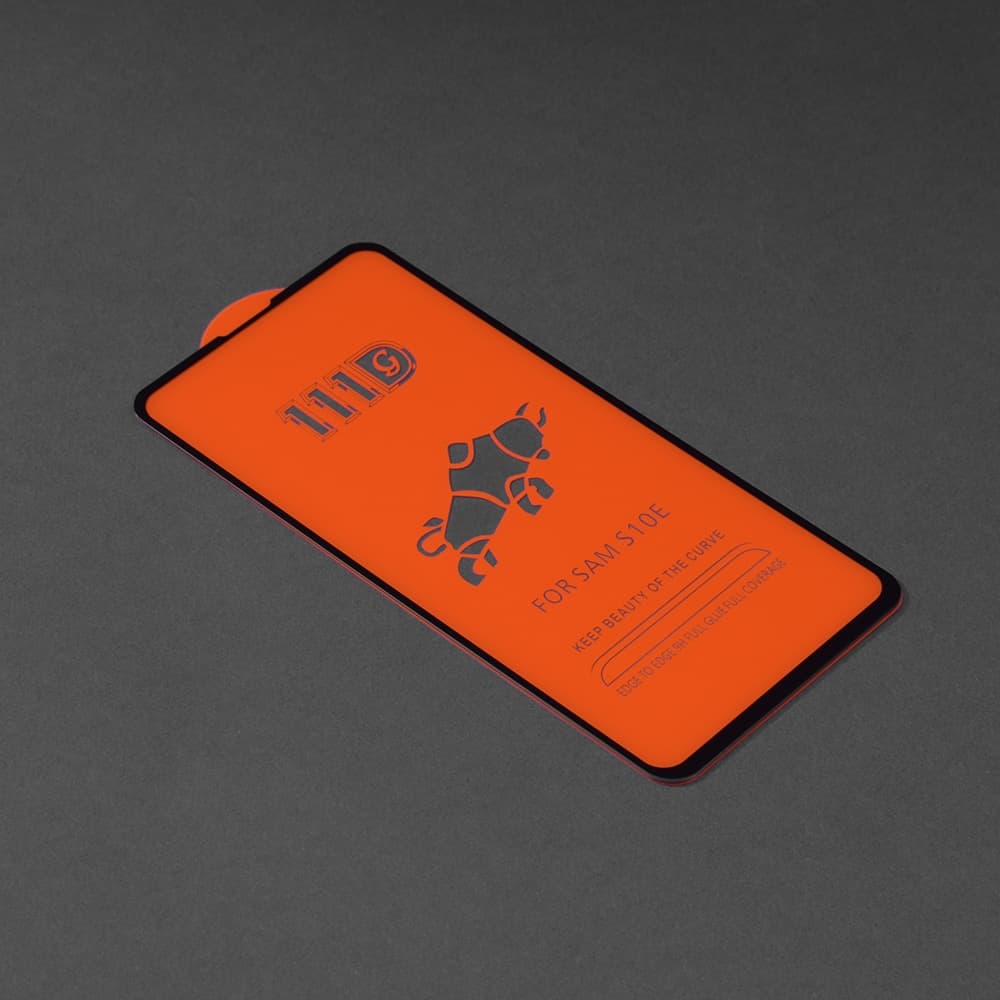 Techsuit - 111D Πλήρης Κάλυψη / Πλήρης Κόλλα Γυαλί - Samsung Galaxy S10e - Μαύρο 2