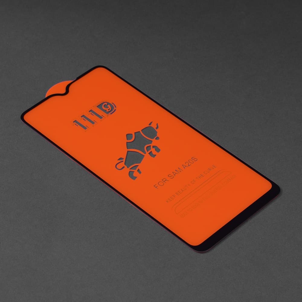 Techsuit - 111D Πλήρης Κάλυψη / Full Glue Γυαλί - Samsung Galaxy A20s - Μαύρο 2
