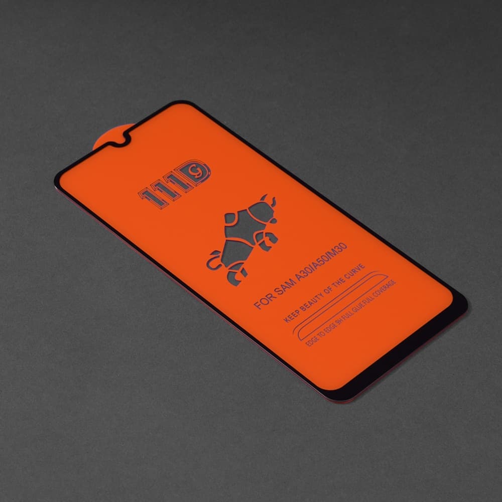 Techsuit - 111D Πλήρης Κάλυψη / Full Glue Γυαλί - Samsung Galaxy A20 / A30 / A30s / A50 / A50s / M21 / M30 / M30s / M31 - Μαύρο 2