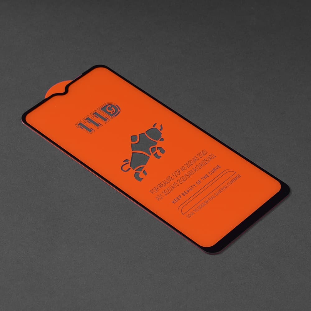 Techsuit - 111D Πλήρης Κάλυψη / Full Glue Γυαλί - Samsung Galaxy A02 / M02 / A12 / A12 Nacho / F12 / M12 / A32 5G - Μαύρο 2