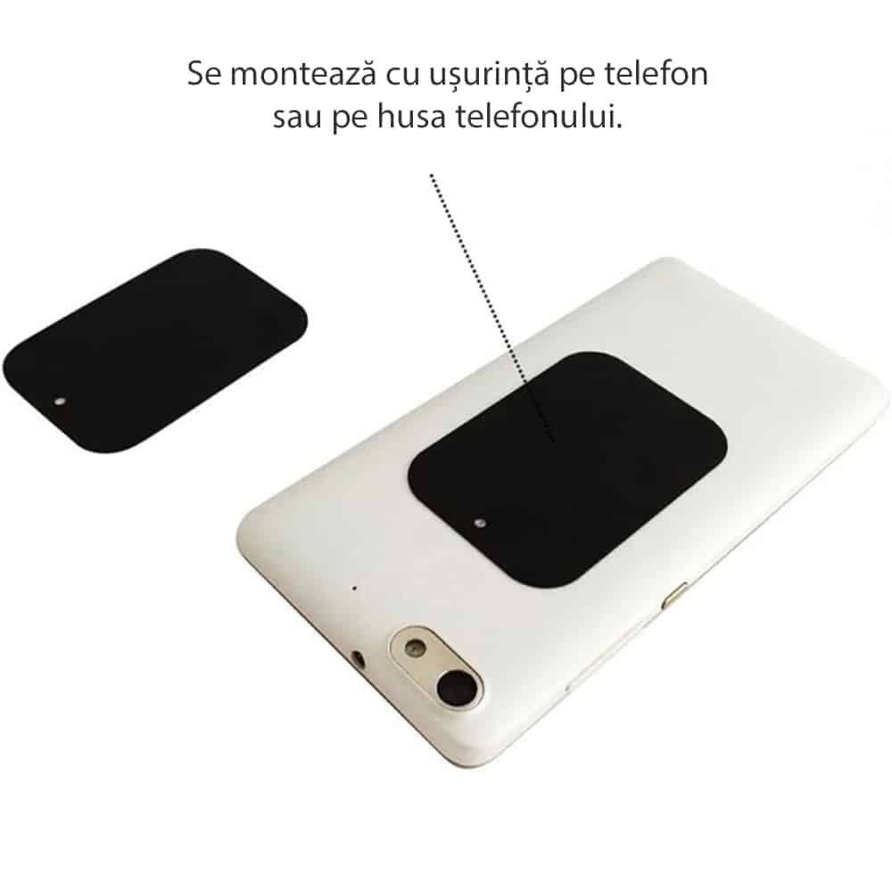 Techsuit - (2 pack) Metal Plate (MP03) - with Matte Cover Paint - Black 4