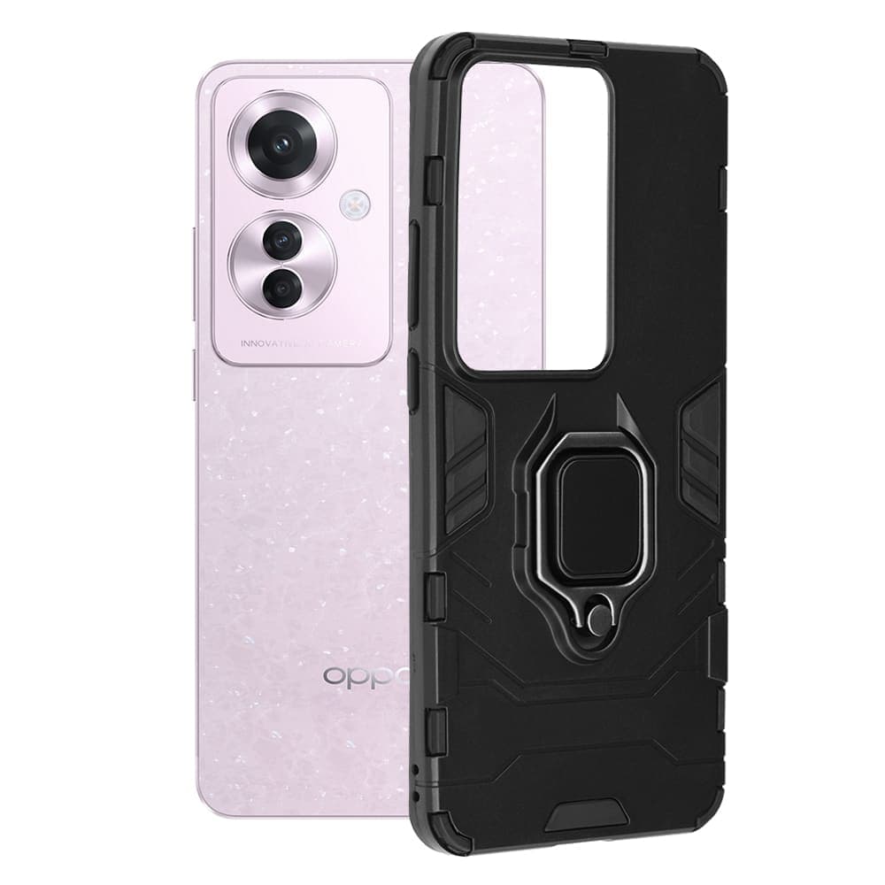 Techsuit Silicone Shield - θήκη για Oppo Reno11 F - Μαύρο
