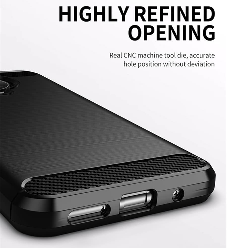 Techsuit Carbon Silicone - θήκη για Nokia G10 - Μαύρο 4
