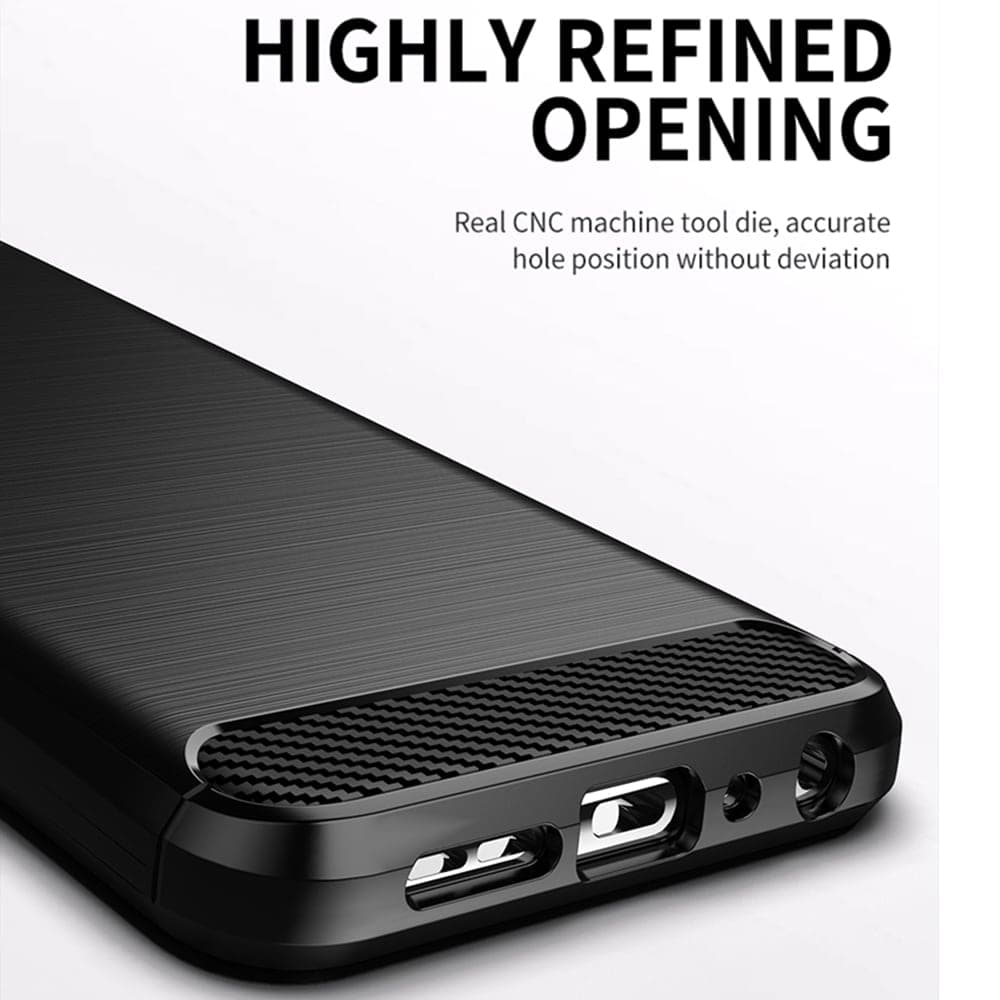 Techsuit Carbon Silicone - θήκη για Nokia X10 - Μαύρο 4