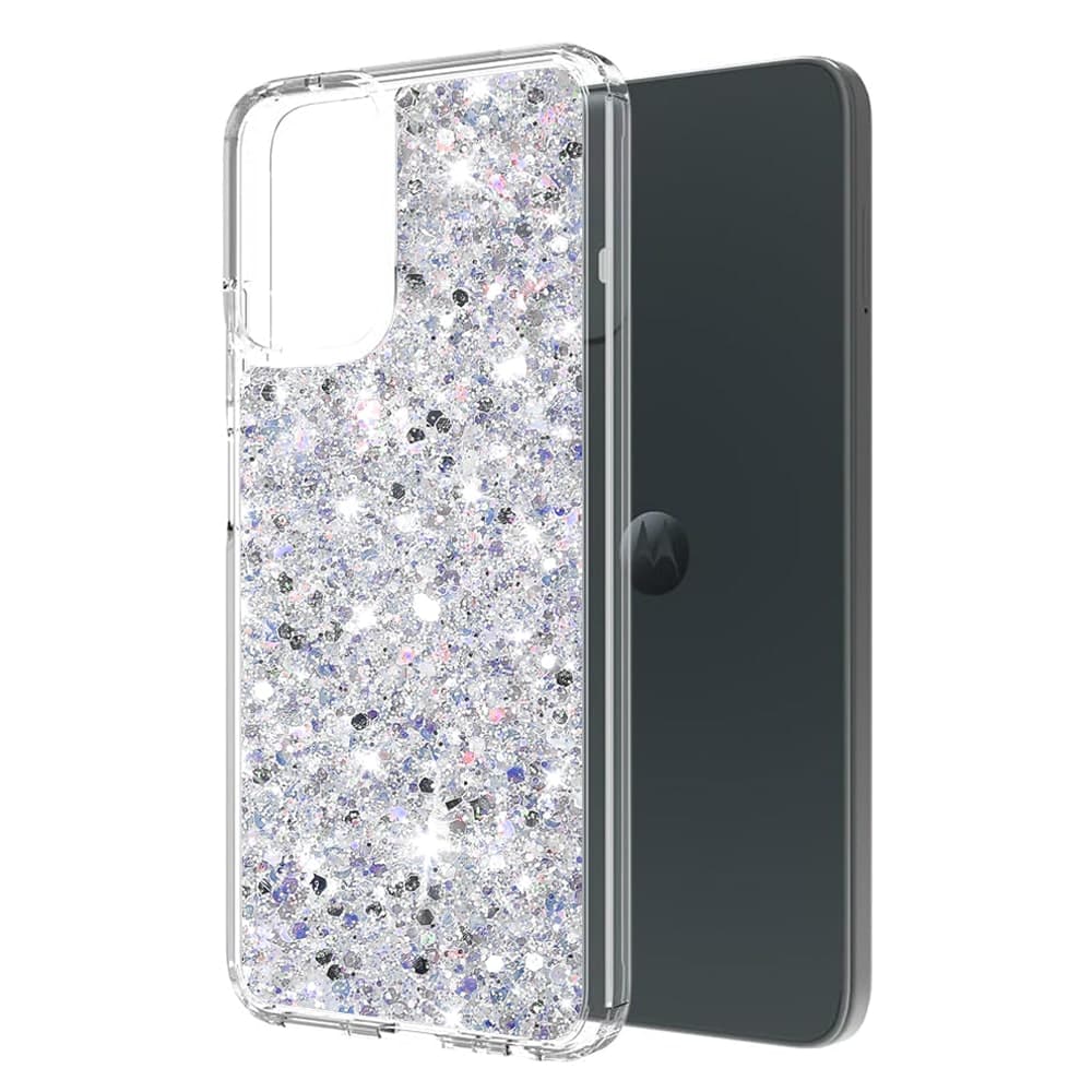 Techsuit Sparkly Glitter - θήκη για Motorola Moto G14 - Διάφανο