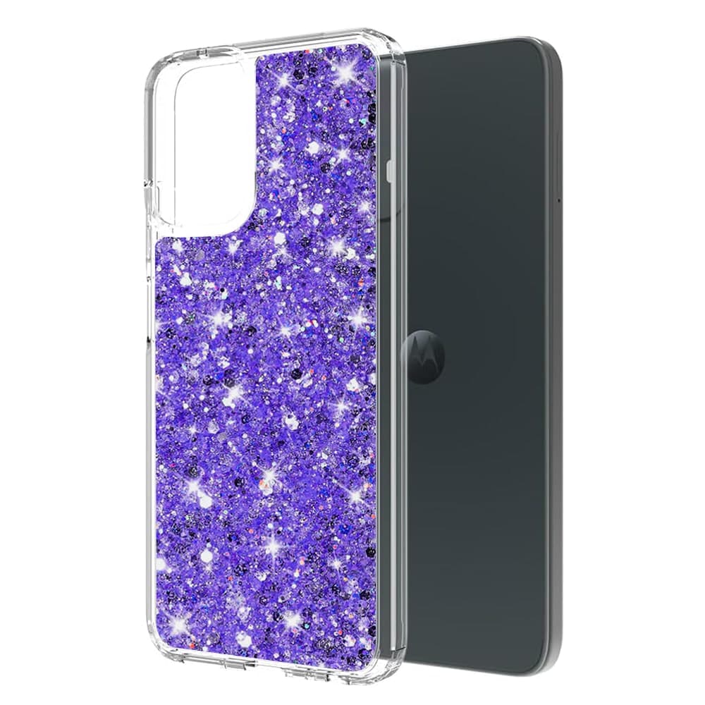 Techsuit Sparkly Glitter - θήκη για Motorola Moto G34 / G45 - Πολύχρωμο