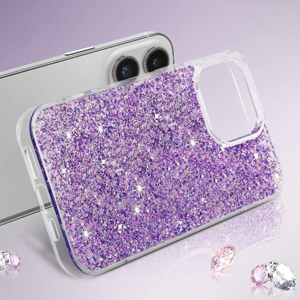 Techsuit Sparkly Glitter - θήκη για Motorola Moto G34 - Λευκό 4