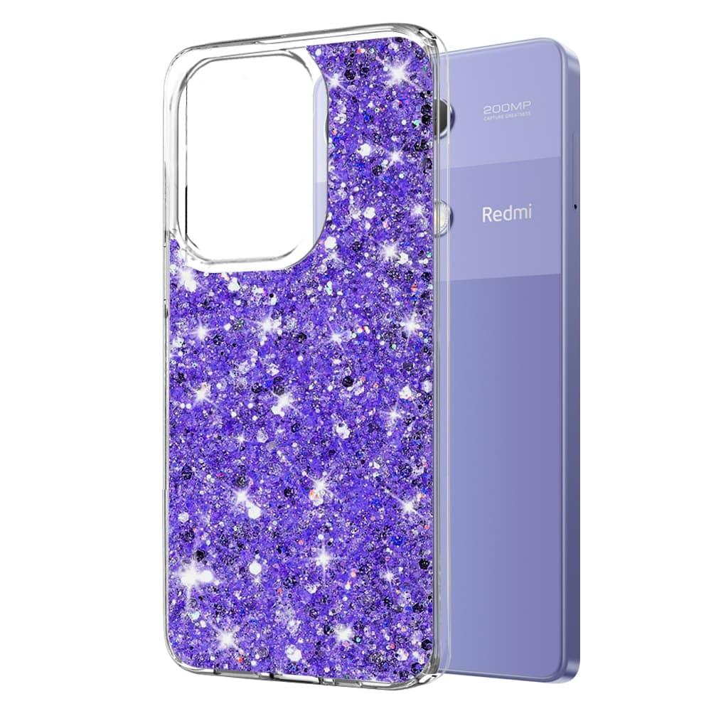 Techsuit Sparkly Glitter - θήκη για Xiaomi Redmi Note 13 Pro / Poco M6 - Πολύχρωμο