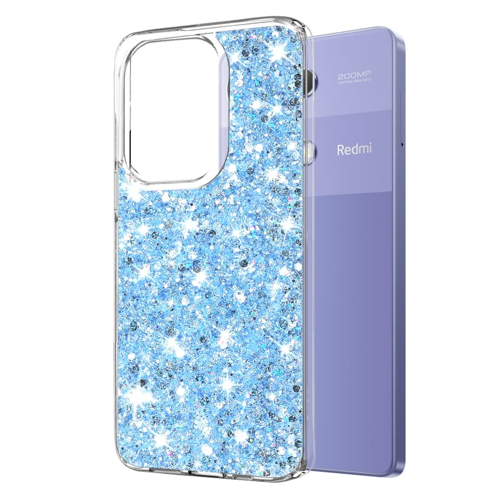 Techsuit Sparkly Glitter - θήκη για Xiaomi Redmi Note 13 Pro 4G / Poco M6 - Πολύχρωμο